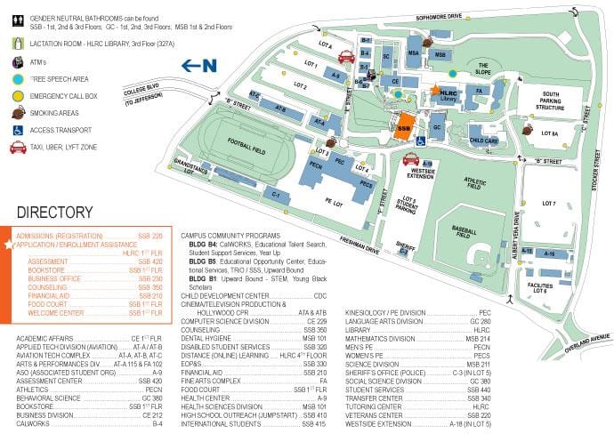 ウエストロサンゼルス大学地図