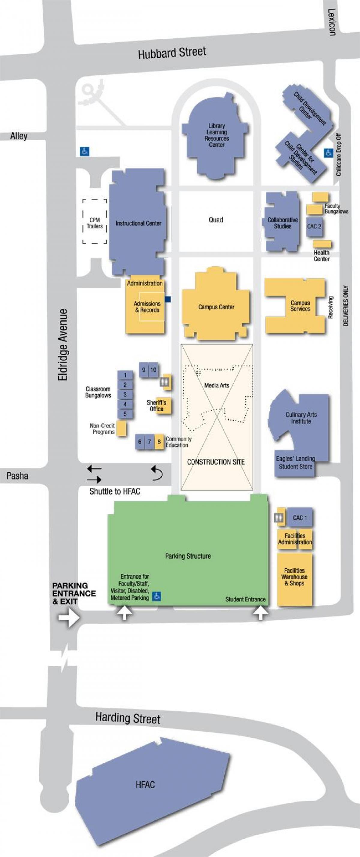 ラmission collegeの地図