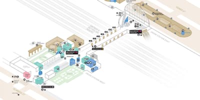 LAユニオン駅の地図