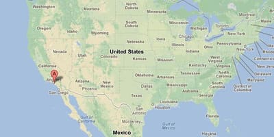 ロサンゼルスアメリカの地図