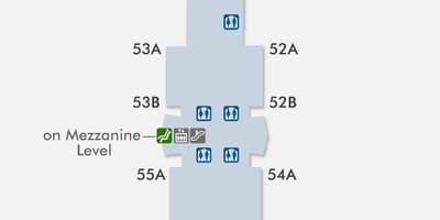 ロサンゼルス国際空港ターミナル5地図