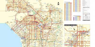 ロサンゼルス交通地図
